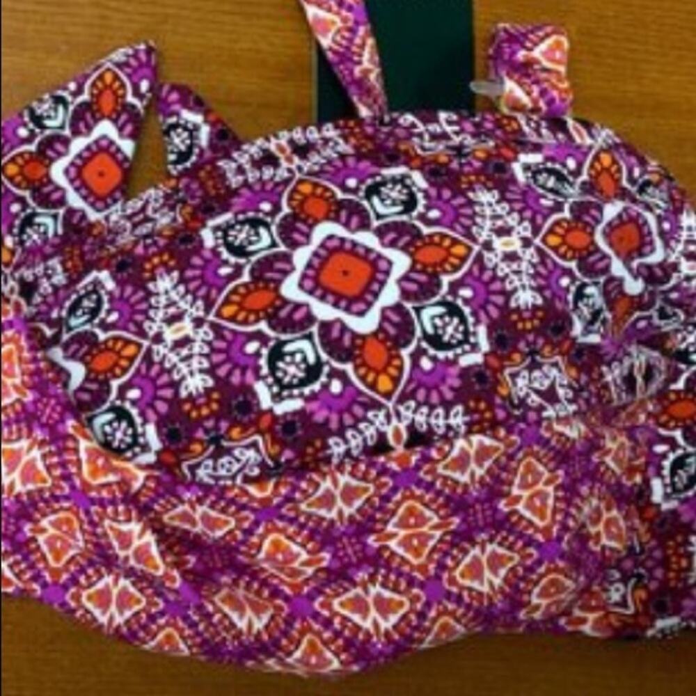 0250 NWT LAUREN Ralph Lauren PINK BANDEAU BIKINI TOP - Picture 5 of 8